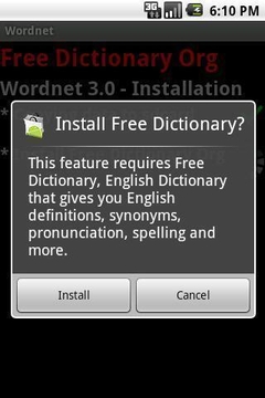 Wordnet - Free Dictionary Org截图