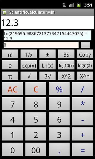 Scientific Calculator Mini截图2