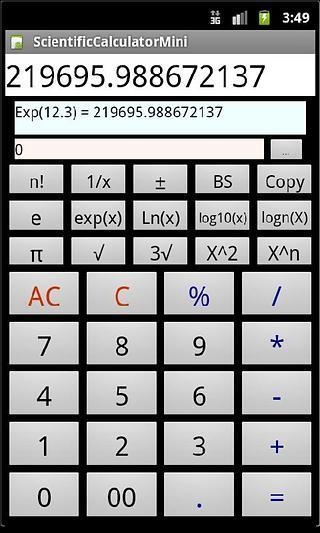 Scientific Calculator Mini截图3