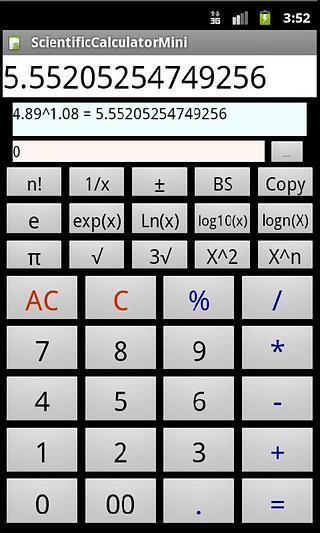 Scientific Calculator Mini截图6