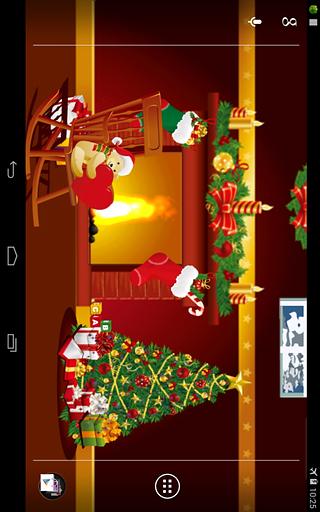 Christmas Fireplace LWP截图2