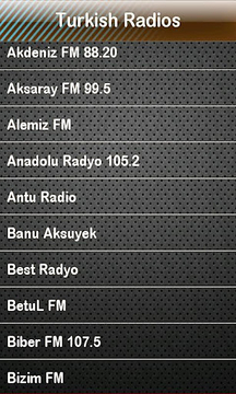 Turkish Radio Radios截图