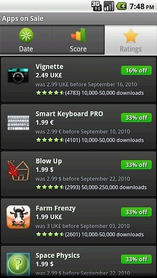 Apps on Sale 2截图4