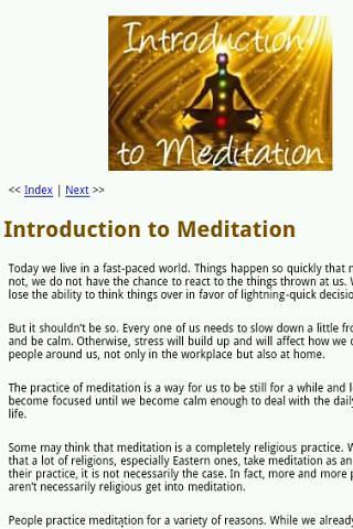 Introduction to Meditation截图2