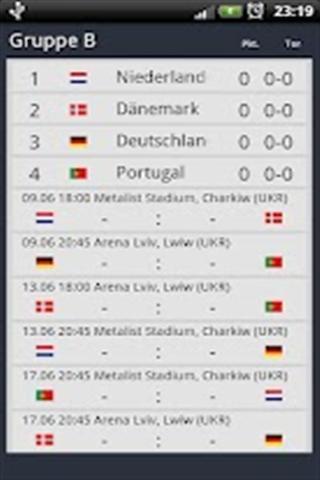 欧洲杯时间表2012截图3