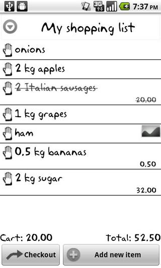 My Shopping List Free截图1