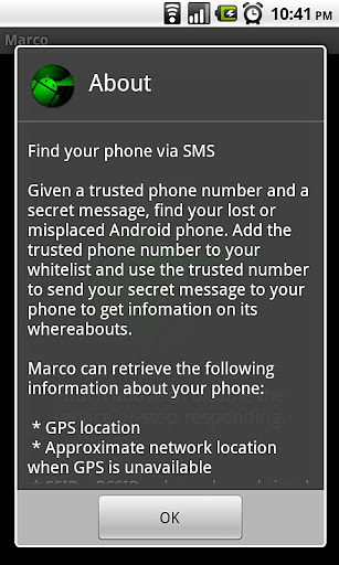 Marco Phone Finder截图2