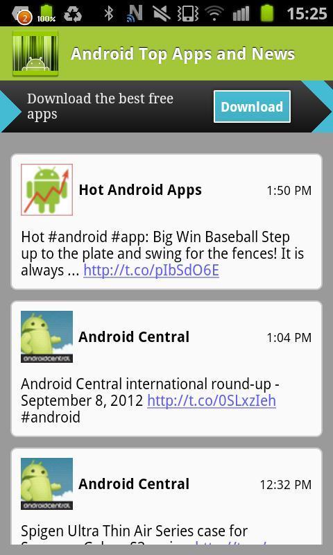 Android Top Apps and News截图1