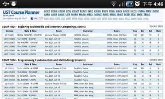 HKUST Course Planner 截图1