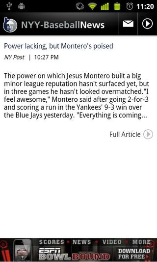 NYY-Baseball News截图4