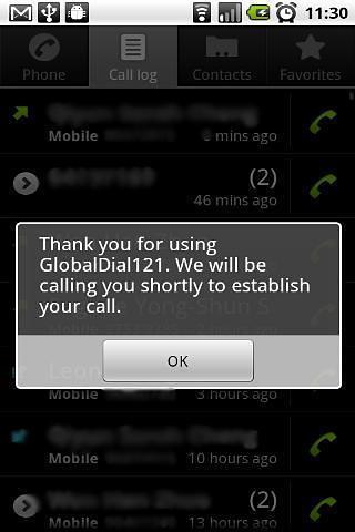 GlobalDial 121截图2