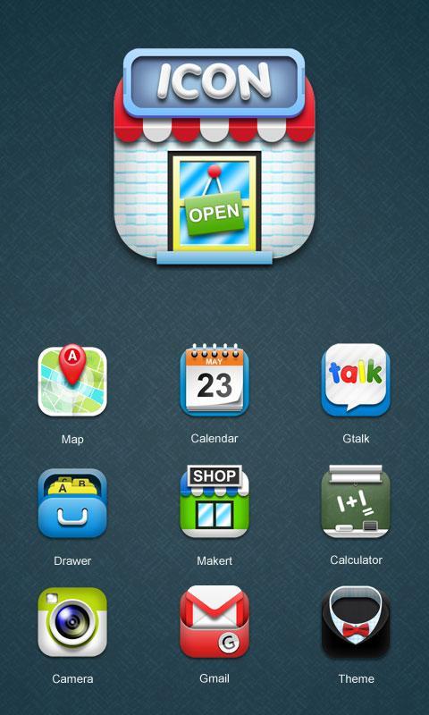 360手机桌面主题—ICON SHOP截图1