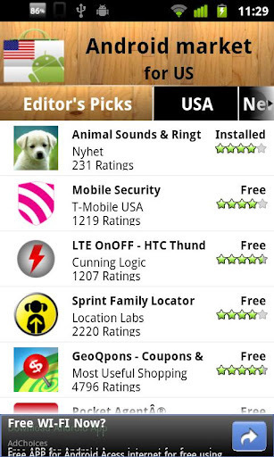 USA Android Market截图3