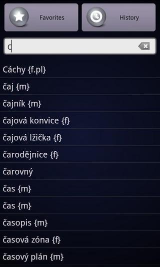 CZ-DE Dictionary截图5