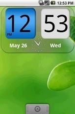 Flip Clock NiceBlue Widget 4x2截图2