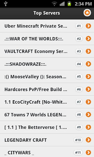 Minecraft Server List截图1