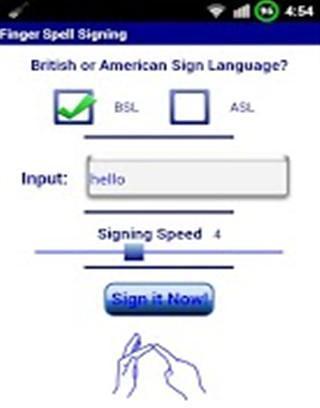 Finger Spell Signing截图1