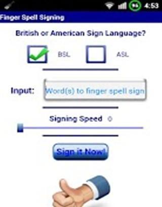 Finger Spell Signing截图2