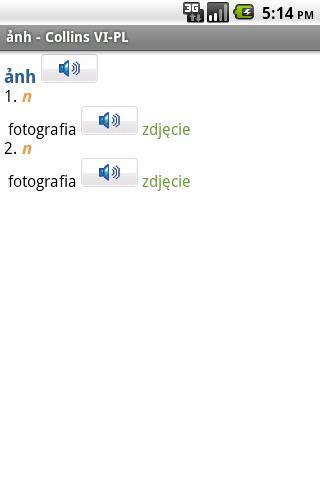 越南-波兰迷你词典截图4