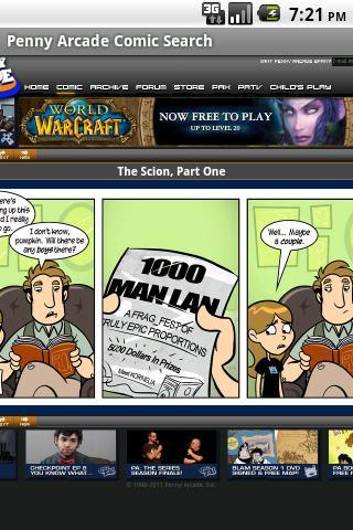 Penny Arcade Comic Search截图1