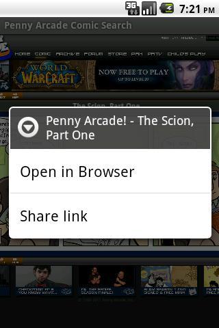 Penny Arcade Comic Search截图5