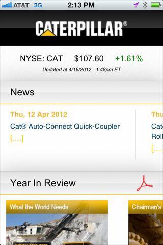 Caterpillar Inc. News截图1