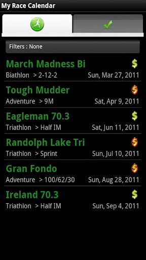 My Race Calendar截图1