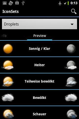 AHWeather Droplets IconSet截图1