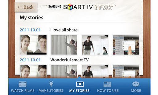 SAMSUNG SMART TV STORY APP截图3