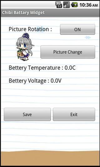 Chibi Battery Widget (Free)截图1