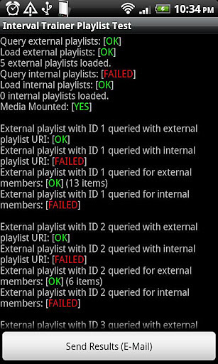 Interval Trainer Playlist Test截图1