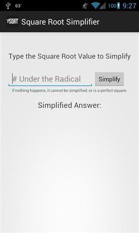 平方根的简化截图3