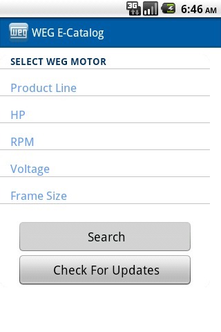 WEG Motors E-Catalog -NEMA TAB截图2