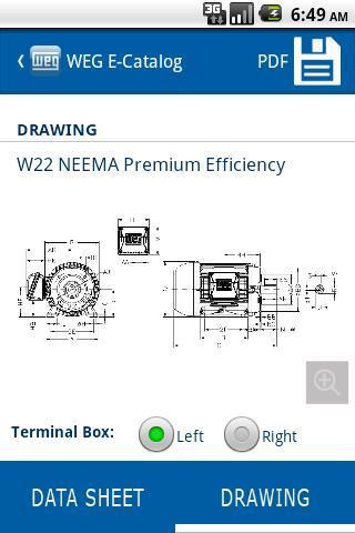 WEG Motors E-Catalog -NEMA TAB截图4