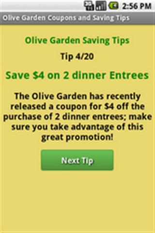 Olive Garden省钱秘诀截图3