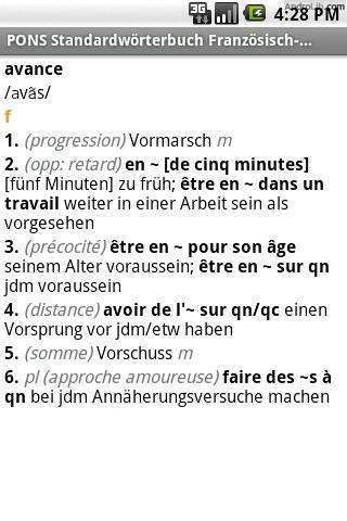 德国和法国字典（试用版）截图2