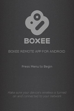 Boxee的无线遥控器截图