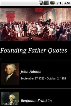 Founding Father Quotes截图