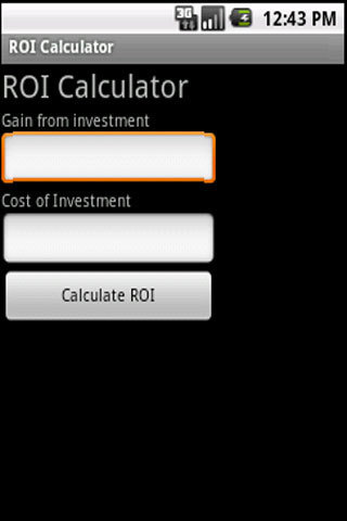 ROI Calculator截图1