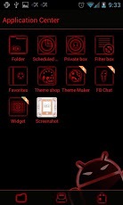 GOSMS BloodRed Theme - Free截图5