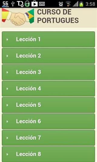 葡萄牙语课程截图1