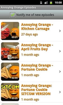 Annoying Orange Episodes截图