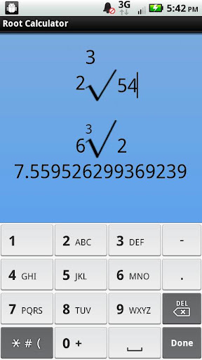 Root Calculator截图1