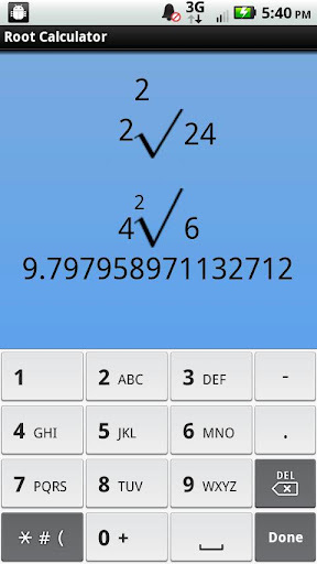 Root Calculator截图2