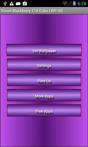 Smart Blackberry Z10 Cube LWP HD截图1