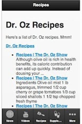 Dr. OZ Fan App截图3