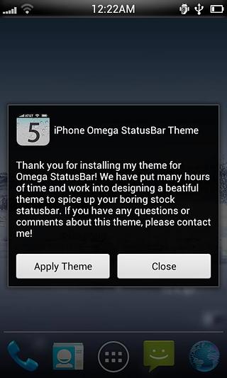 iPhone Omega StatusBar Theme截图1