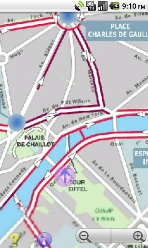 Offline GPS Paris bike paths截图3