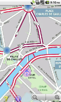 Offline GPS Paris bike paths截图