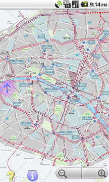 Offline GPS Paris bike paths截图